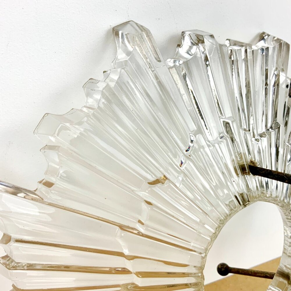 Antique Lightolier Sunburst Ceiling Light Fixture Circa 1925 - 1928 - Picture 13 of 16